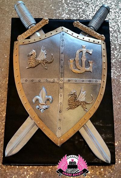Shield & Swords - Cake by Cakes ROCK!!!  