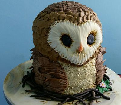 Little owl cake - Cake by Askmecakes1