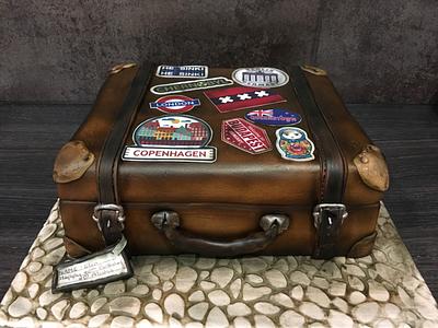 Vintage Suitcase Cake - Cake by  Sue Deeble