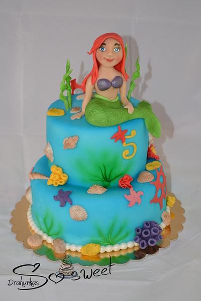 Mermaid Ariel - Cake by Drahunkas