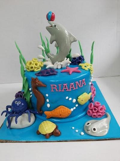 Sea Creatures cake  - Cake by Rushina Mehrotra