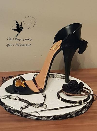 high heel  shoe - Cake by Zoi Pappou