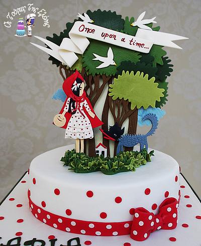Little Red Riding Hood. - Cake by Moustoula Eleni (Alchemists of cakes)