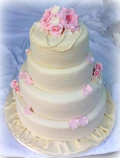 Vintage in Pinks - Cake by Rosanna Hill