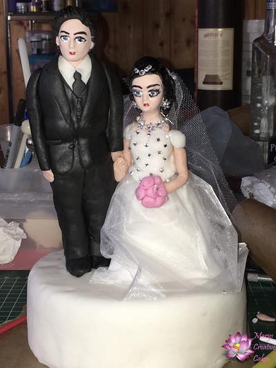 3D Wedding Cake topper - Cake by Mary Yogeswaran