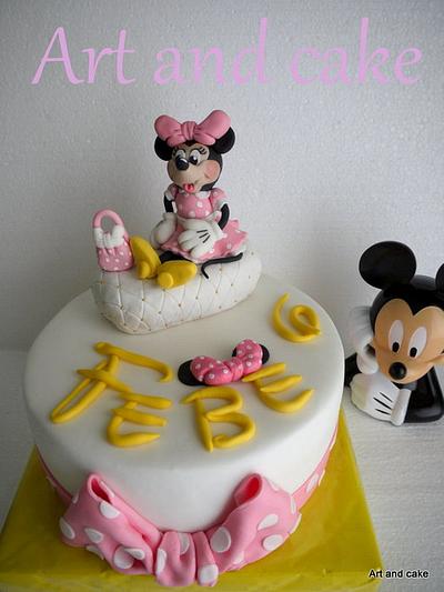 Minnie Mouse cake - Cake by marja