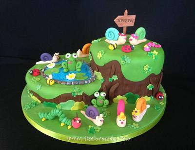 Enchanted garden - Cake by Ritsa Demetriadou