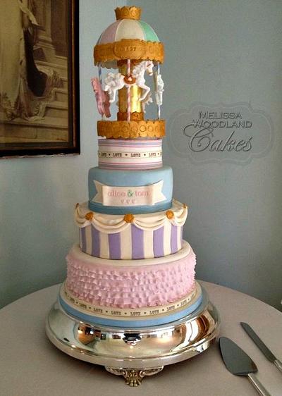 Carousel Cake - Cake by Melissa Woodland Cakes