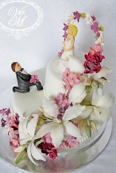 Floral Cake - Cake by Art Cakes Prague