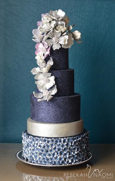 Jeweled cake for American Cake Decorating Trend issue - Cake by Rebekah Naomi Cake Design