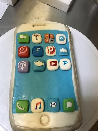 iPhone cake - Cake by Cakelady10