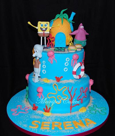 Spongebob - Cake by MaripelCakes
