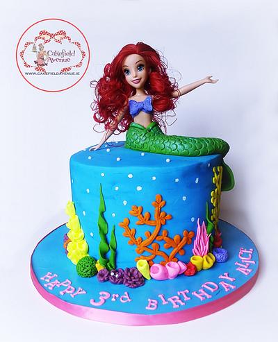 Ariel Little Mermaid - Cake by Agatha Rogowska ( Cakefield Avenue)