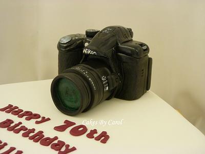 Camera Model 70th Birthday - Cake by Carol