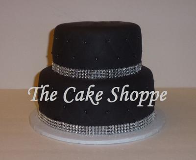 quilted bling cake - Cake by THE CAKE SHOPPE
