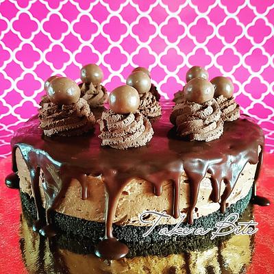 Death by Dripping Chocolate Cheesecake - Cake by Take a Bite