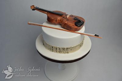 Violin cake - Cake by JarkaSipkova