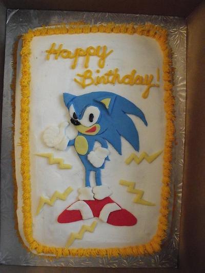 Sonic the Hedgehog - Cake by Ming