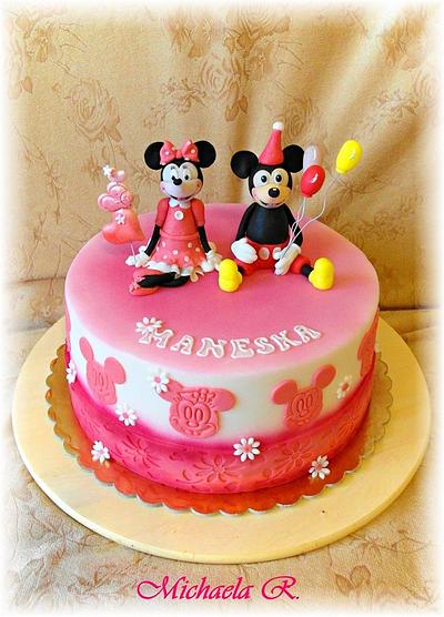 Mickey and Minnie - Cake by Mischell