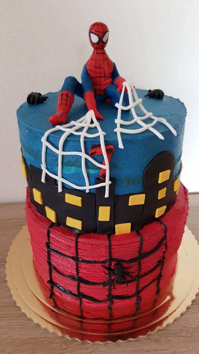 Spiderman drip  - Cake by Torty Michel