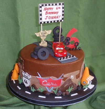 Car's Theme - Cake by jan14grands