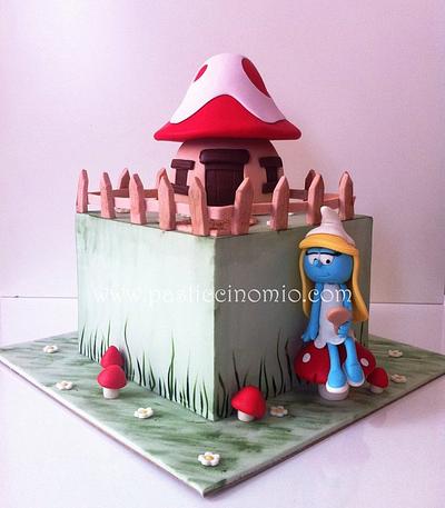 Smurfs Cake - Cake by Pasticcino Mio