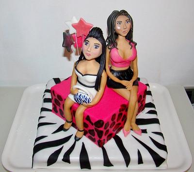Cake Jersey Shore with Jwoww e Snooki - Cake by Le Torte di Mary