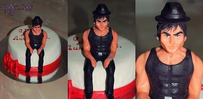cake for fans Ian Somerhalder - Cake by Nataly Cake