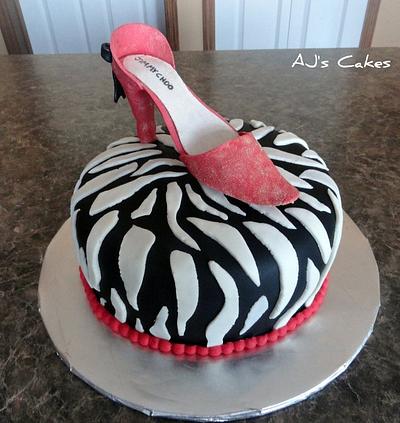Red Shoe Cake - Cake by Amanda Reinsbach