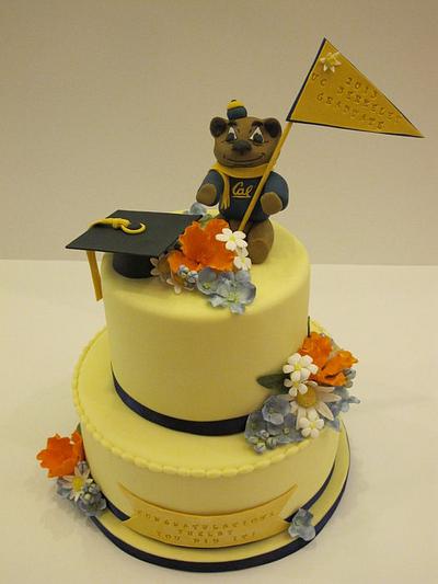 UC Berkeley Graduation Cake - Cake by Let's Do Cake!