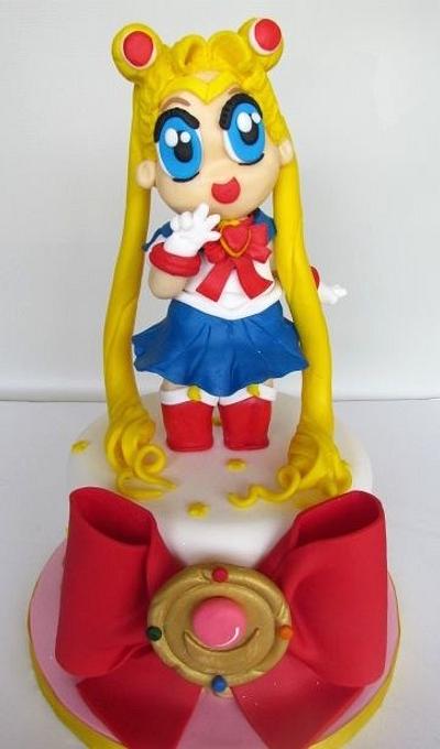 Chibi Sailor Moon - Cake by Jean A. Schapowal
