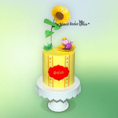 Peppa Pig and the Sunflower's Magic - Cake by Sweet Rocket Queen (Simona Stabile)