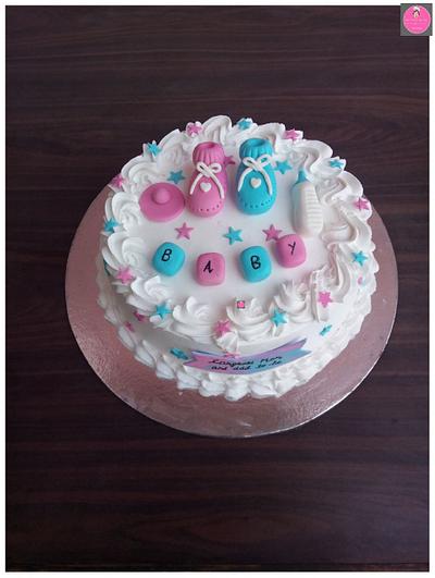 Baby shower cake - Cake by Rohini Punjabi