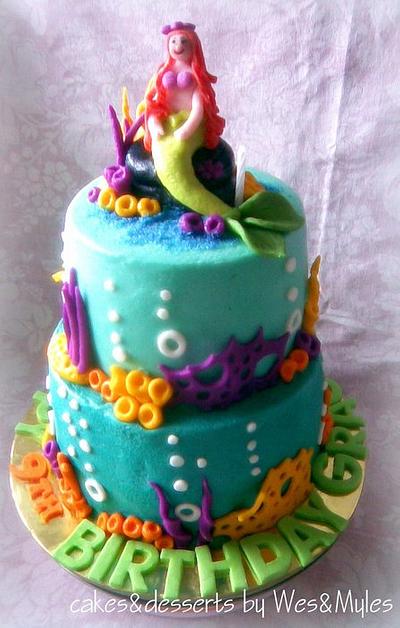 i see Mermaid - Cake by Tina Salvo Cakes