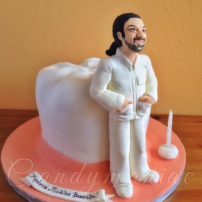 Tooth and dentist cake - Cake by Mania M. - CandymaniaC