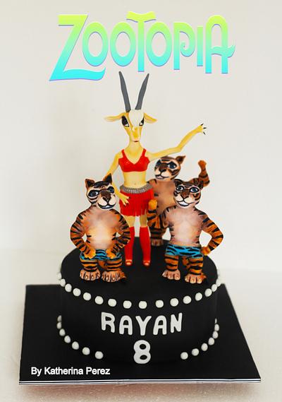 Gazelle - Zootopia cake - Cake by Super Fun Cakes & More (Katherina Perez)
