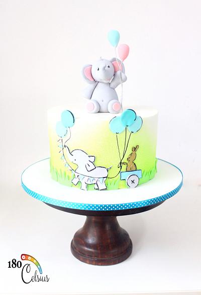 Baby Elephant - Cake by Joonie Tan