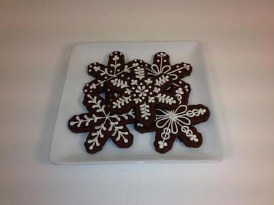 Snowflake Cookies - Cake by Prima Cakes and Cookies - Jennifer