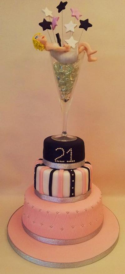 21st Birthday Cake - Cake by Sarah Poole