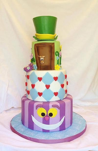Alice in wonderland cake - Cake by Mojo3799