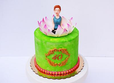 Yoga Lovers Cake - Cake by Seema Acharya