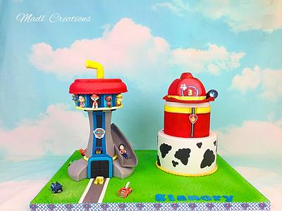Paw Patrol cake party By Madl créations - Cake by Cindy Sauvage 