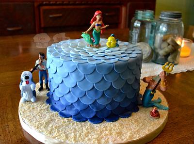 Ombre Mermaid Cake - Cake by Susan