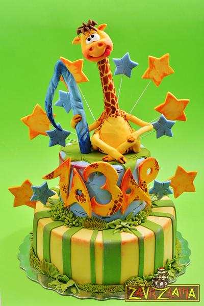 Giraffe Birthday Cake - Cake by Nasa Mala Zavrzlama