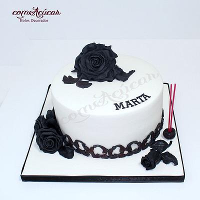 Black Roses - Cake by Isabel Sousa