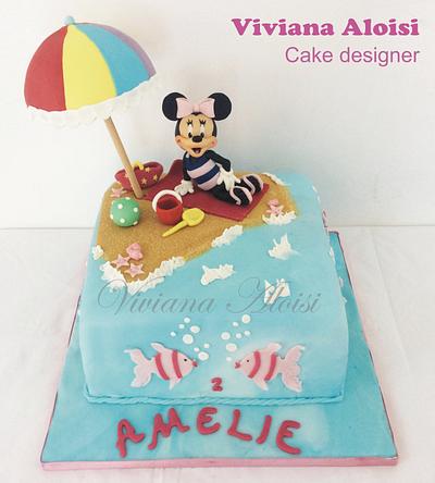 Minnie beach - Cake by Viviana Aloisi