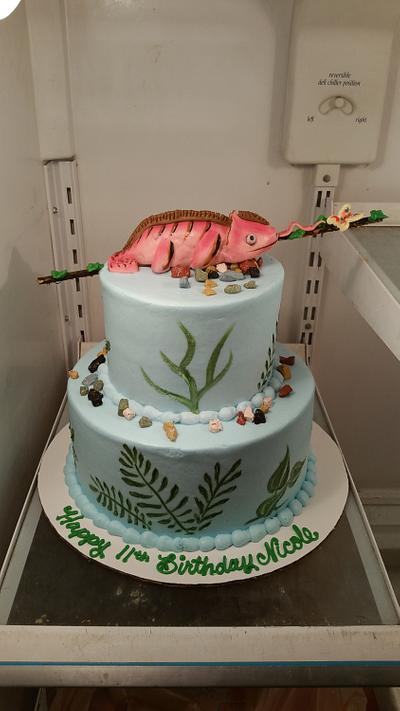 Chameleon cake - Cake by Wendy65