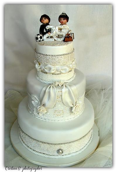 A delicious 25th Anniversary - Cake by La Belle Aurore