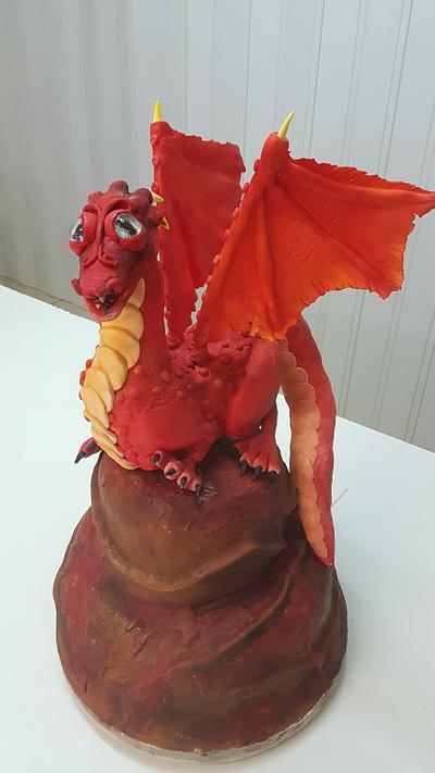 Dragon fantasía ojos de isomalt - Cake by Ofelia Bulay