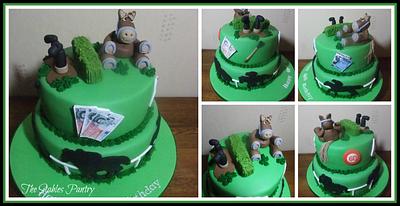 Horse Racing Cake  - Cake by The Stables Pantry 